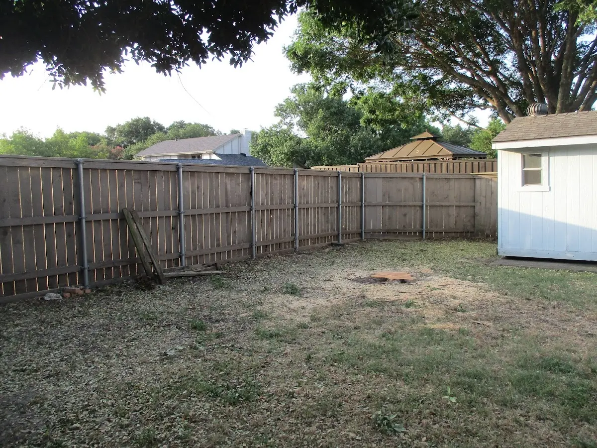 Cleared yard after professional tree removal in Wetumpka